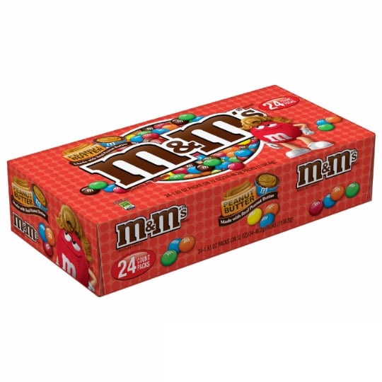 m&m's beurre de cacahuète